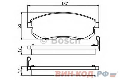 колодки торм drum rr nissan maxima